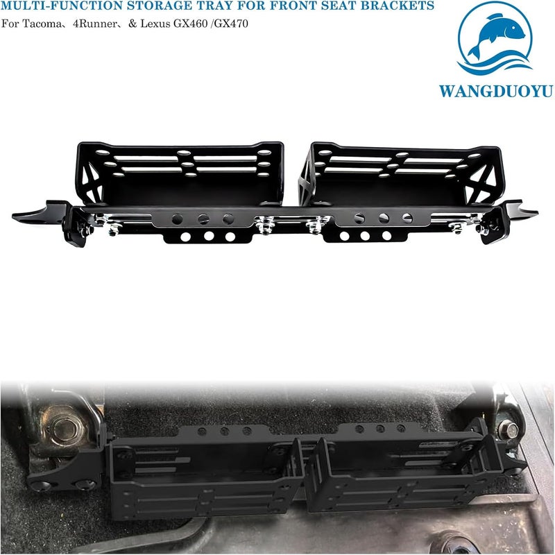 WANGDUOYU Front Seat Bracket Storage Tray Molle Panel Compatible with Toyota Tacoma 2005-2023, 4runner, and Lexus Gx460 Gx470 - Image 5